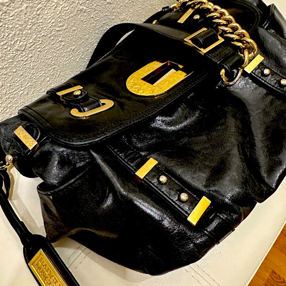 #Badgleymischka over the shoulder purse